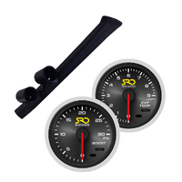 SAAS One Piece Pillar Pod w/ Boost & Exhaust SRD Gauges for GQ Patrol Y61 1987-1997