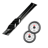 SAAS Black Pillar Pod w/ White Boost & EGT Gauges Suits Nissan GQ Patrol Y61 1987-97