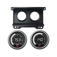 SAAS Dash Gauge Pod with Digital Trans Temp & Volt Suits Nissan Patrol 2004-16 GU