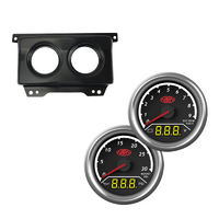 SAAS Dash Gauge Pod w/ 2in1 Gauge Ext Temp Volts Boost Oil Press Suits Nissan Patrol 2004-2016 GU