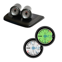 Twin 2 Gauge Dash Pod for Nissan Patrol 1997 - 2004 GU Y61 w/ 3in1 LCD Twin Gauges 