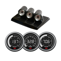 Triple Gauge Dash Pod Holder w/ Digital Boost Oil Water for Patrol GU Y61 97-04