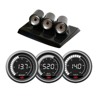 Triple Gauge Dash Pod Holder w/ Boost Ex Temp Dual Volts for Patrol GU Y61 97-04