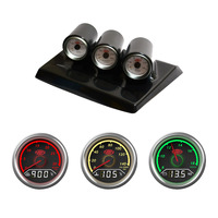 Triple Gauge Dash Pod w/ Dual Boost Ex Temp Oil Water Volts for Patrol GU 97-04