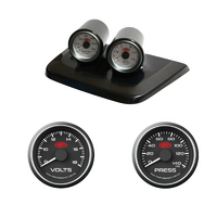 SAAS Dash Pod for Advantra Berlina Calais VZ 2004-2007 w/ Black Volts and Oil Press Gauges