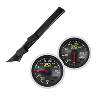 SAAS Dual Pillar Pod w/  Boost & Oil Pressure SRD Gauges for Impreza WRX N Ser 93-00