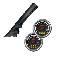 Pillar Pod w/ 2in1 Boost EGT Water Oil Trax Gauges Volkswagen VW Amarok 2011-on