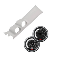 Gauge Pillar Pod Light Grey Painted w/ Digital Boost Exhaust Pyro Gauge Suits Suzuki Jimny 2019 - On