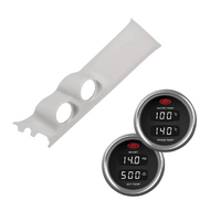 Gauge Pillar Pod Light Grey Painted w/ Boost Exhaust Trans Water Gauge For Jimny 2019 - On