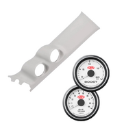 Gauge Pillar Pod Light Grey Painted w/ Boost and EGT Gauges For Suzuki Jimny 2019 - On