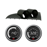 BA BF Falcon XR6 XR8 SAAS DASH GAUGE POD W/ DIGITAL OIL PRESSURE & VOLT GAUGES