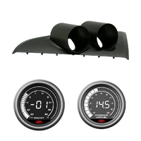 Dual Gauge Pod w/ Air Fuel Ratio &  Boost Vacuum Gauge Ford BA BF XR6 XR8 XR6T