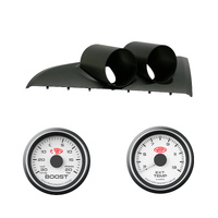 BA BF Falcon XR6T TURBO SAAS GAUGE POD HOLDER & WHITE BOOST + EGT EXHAUST TEMP