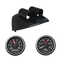 Ford Falcon XR6 XR6T Dual Gauge Pod w/  Air Fuel Ratio &  Boost Vacuum Gauges