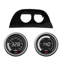 VY VZ Commodore CLIP-IN POD HOLDER w/ DIGITAL OIL PRESSURE and VOLT GAUGES Black