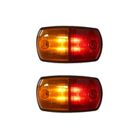 Caravan LED Side Marker Lamp Pair (2) 12-24V Replacement 85760 Trailer Truck RV