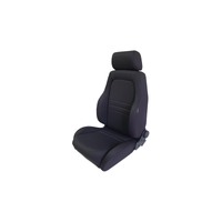 Autotecnica 4WD Explorer Sports Bucket Seat Cloth Black Single (1) ADR Approved