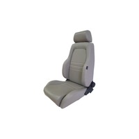 Autotecnica 4WD Explorer Single Bucket Seat ADR Approvd Grey or Black PU Leather