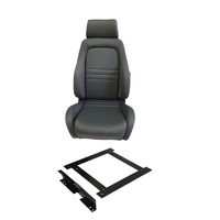4X4 Adventurer Cloth Seats S1 Grey for Toyota LC 70 76 79 Wagon w/ Adaptor