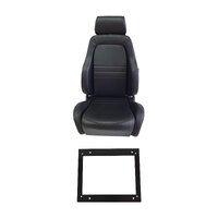 Autotecnica 4X4 Adventurer PU Leather Seat S1 Single for LC 75-79 Ser w/ Adaptor
