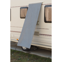 Caravan Fridge Vent Screen Shade 1830 x 810mm w/ Pegs & Ropes Camping Outdoor RV