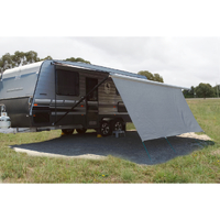 Caravan Privacy Screen 3400 x 1800m Sun Shade Cloth suit 12" Roll Out Awning