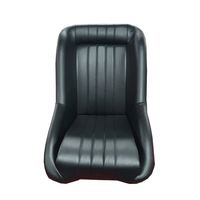 Autotecnica PU Leather Low Back Sports Bucket Seat Single Seat