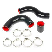 Silicone Intercooler 3 Piece Hose and Clamp Kit for Toyota Hilux 2.4L 2.8L 1GD 2GD