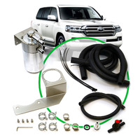 SAAS Oil Catch Tank Full Kit Pol Aluminium for Landcruiser 200 Ser 4.5L 2007-on