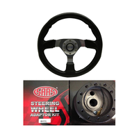 MINI 1973 - 1987 SAAS OCTANE SPORTS STEERING WHEEL 350MM Black AND BOSS KIT