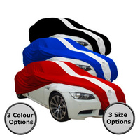 Indoor Dust Show Car Softline Cover - Black, Red or Blue - 4.5, 4.9 or 5.4M