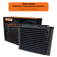 TransChill Arctic Black Transmission Cooler Kit Suits Toyota Hilux N70