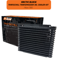 TransChill Arctic Black Transmission Cooler Kit Suits Toyota Hilux N80 Fortuner