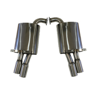 Exhaust Rear Muffler VE SS SSV SV6 HSV Calais Berlina Sedan Rolled 3" Tips