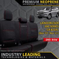 Razorback 4x4 Premium Neoprene Rear Row Seat Covers for Toyota Landcruiser 200 Series