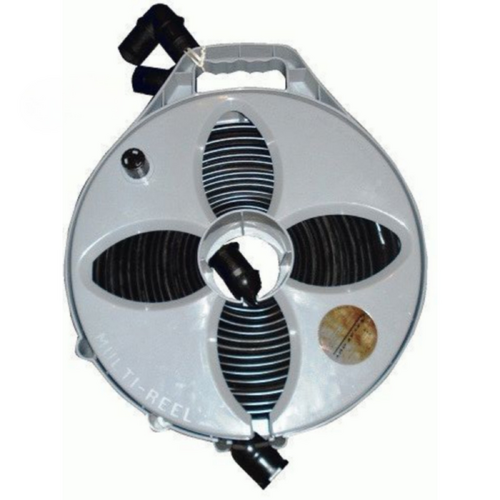 9M 32mm Flat Out  Grey Water Waste Sullage Hose & Reel Caravan Motorhome Camper