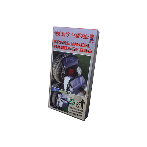 Dirty Devil Spare Wheel Bin / Dirty Gear Bag Bin Large 44L + 20L Recovery Grey