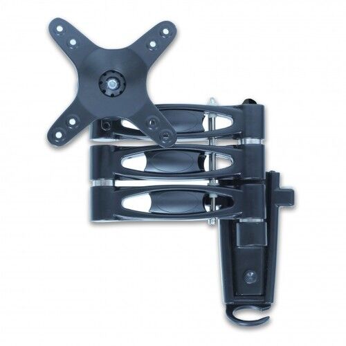 RV Media Black LCD TV Mount 3 Arms 15Kg Rated with 2 Bases for Caravan Motorhome