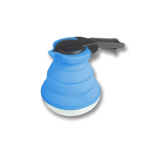 Silicone Collapsible Kettle 1.2 Litre Caravan Motorhome Camper Boat Jug on Stove