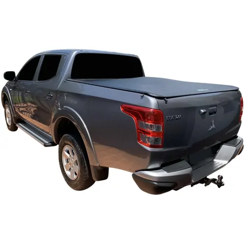 Tuff Tonneau Cover Drill Clip On Ute Fits Mitsubishi Triton MR Dual Cab February 2019-2024