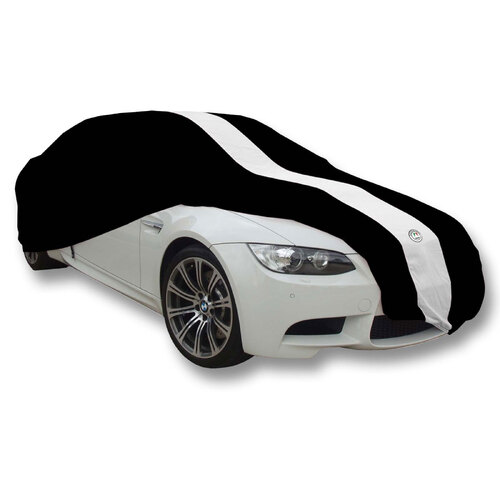 Indoor Large 4.9m Non-Scratch Black Show Car Cover fits BMW E36 E46 E90 E92 M3