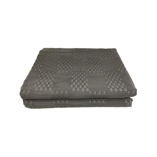 5m x 2.5m GREY Rubber Annex Matting / Floor Mat Mesh for Camping Caravan RV