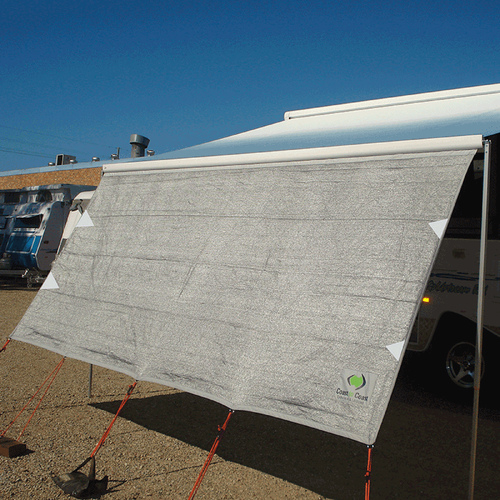 2.85m Coast Caravan Privacy Screen Sun Shade Suit 3.0m Box Awning or Fiamma F45