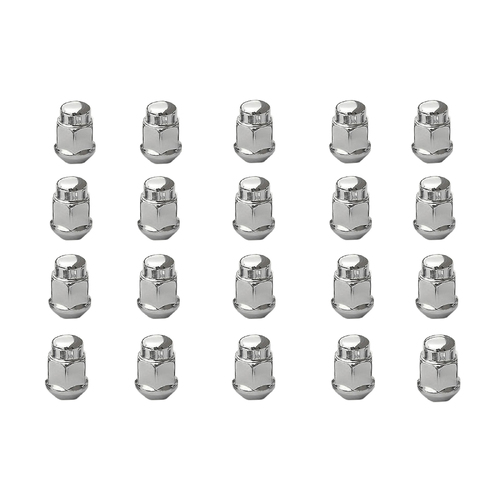Chrome Wheel Tyre Lug Nuts Set of 20 7/16 Inch Holden FB FC FE HD HR EK EJ EH