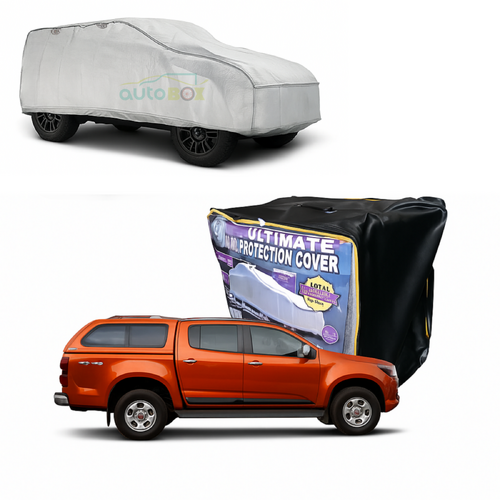 Ultimate Hail Stone Car Full Cover 4WD to 5.4 Metres Holden Colorado w/ Canopy