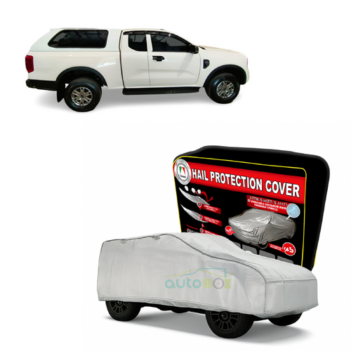 Car Hail Stone Storm Protection Cover 4WD to 5.4 metres Ford Ranger with Canopy