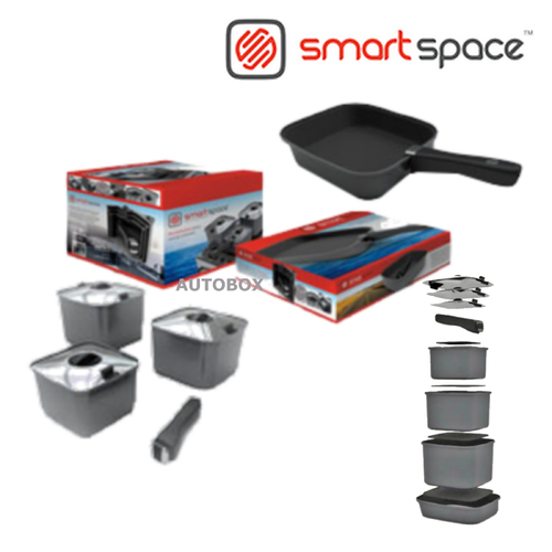 Cookware Smartspace Complete Pot Set Frying Pan Handle Caravan Camping Outdoor