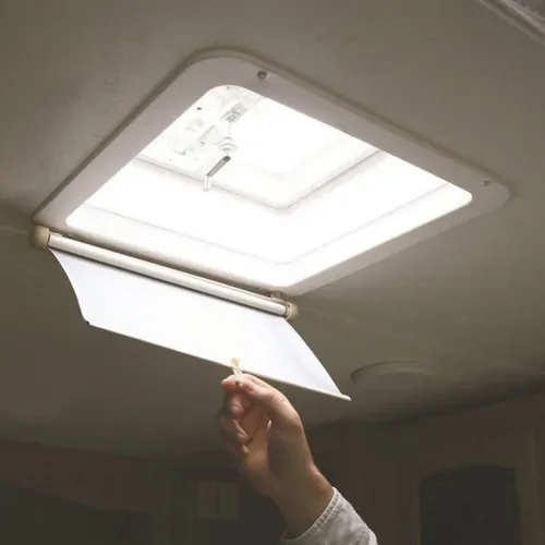 Caravan Roof VENT SHADE LIGHTS OUT Universal Fit 35 x 48cm RV Boat Motorhome