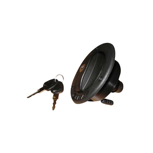 Caravan Lockable Water Filler Keyed 25mm Outlet Breather Black Motorhome Camper