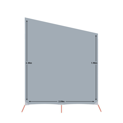 CARAVAN END WALL PRIVACY SCREEN Suits FIAMMA ROLL OUT AWNING 4Yr WTY